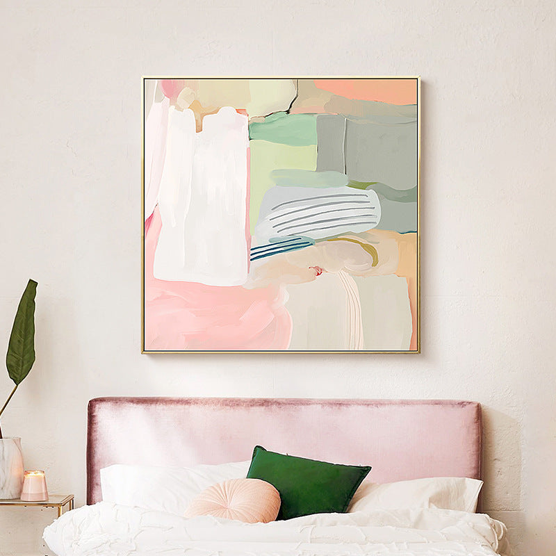 Modern Abstract Pink Nordic Minimalist Decorative Painting