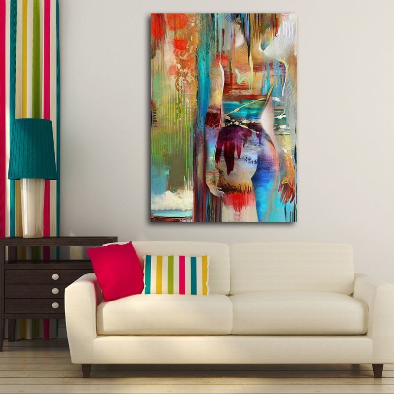 Abstract art beauty decorative painting