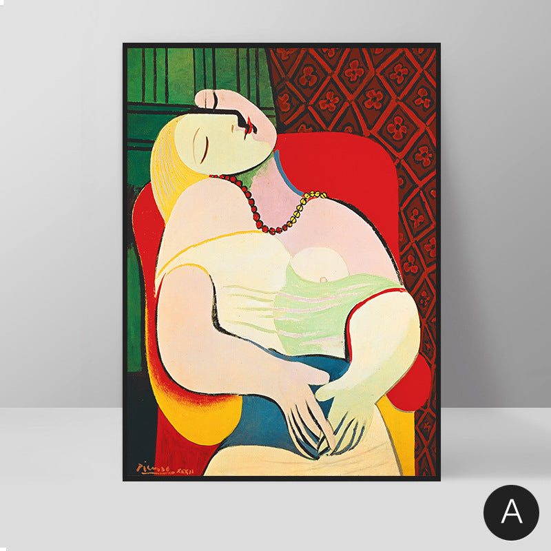 Porch abstract decorative painting