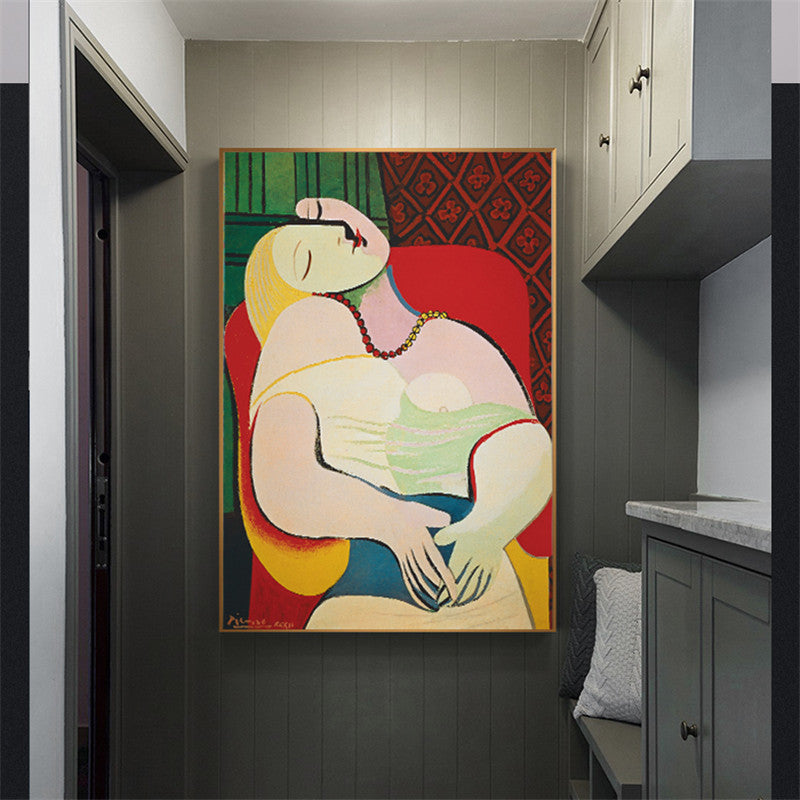 Porch abstract decorative painting
