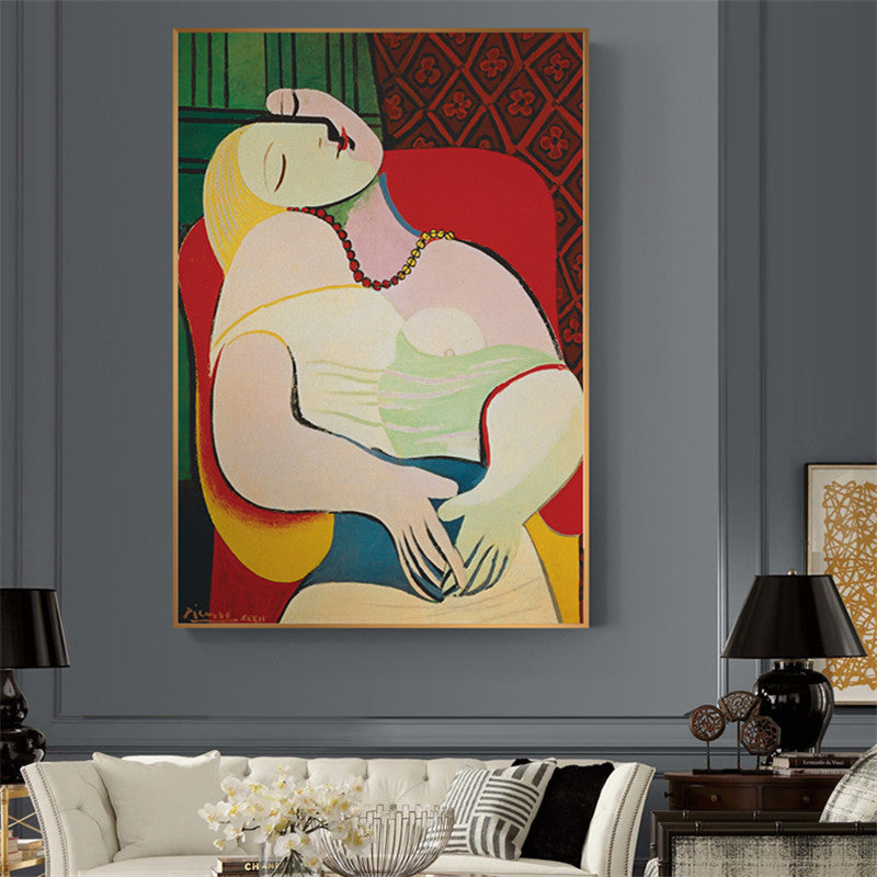 Porch abstract decorative painting