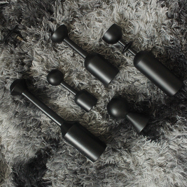 Modern simple black wooden candle holder