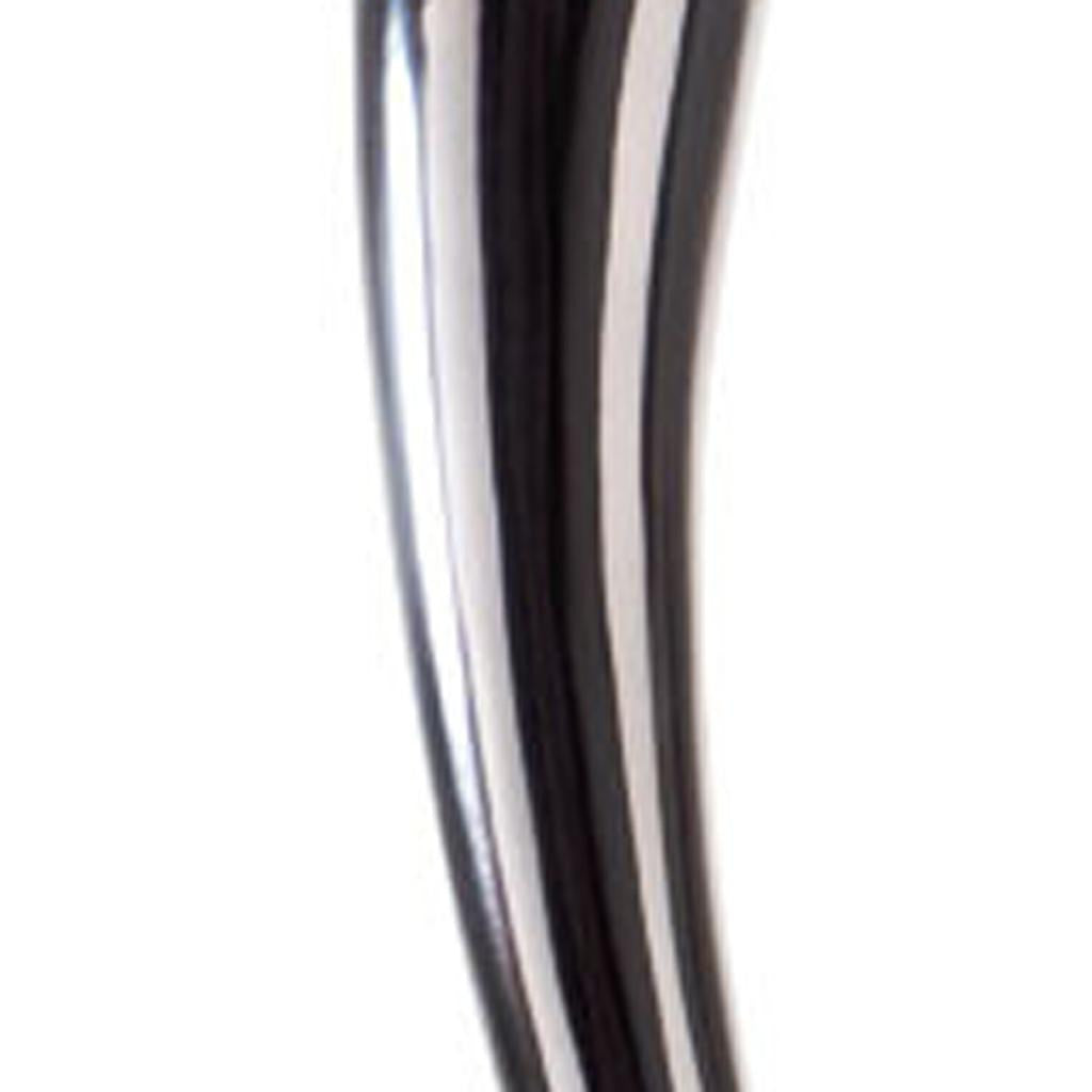 39" Silver Trumpet Aluminum Floor Vase-2