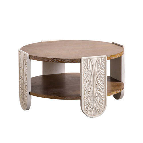 Carved Wooden Coffee Table