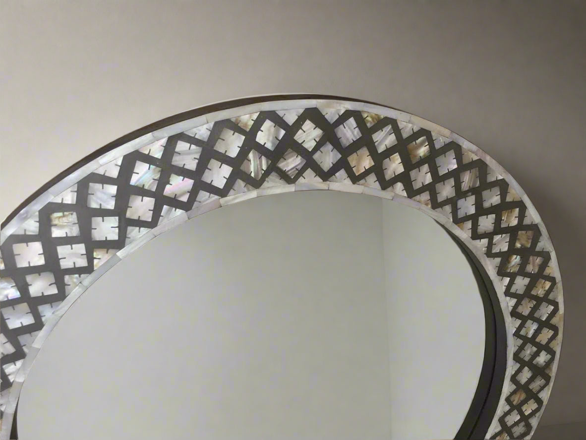 Mother of Pearl inlay wall Mirror Frame image 3
