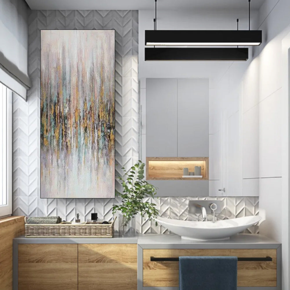 Pure Hand-painted Hotel Decoration Modern Minimalist Abstract Painting
