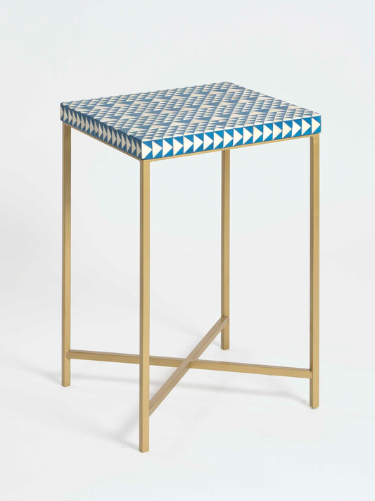 Azure Patterned Bone Table
