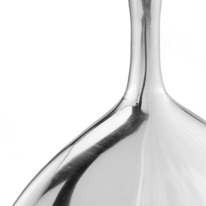 16" Silver Tulip Aluminum Table Vase-5