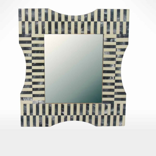 Bone inlay mirror frame image 0