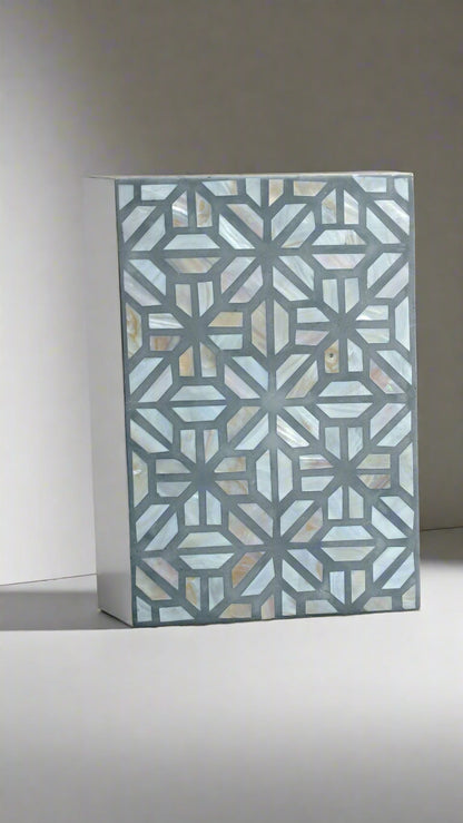 Mother of Pearl inlay Moroccan inspired Jewelry Box