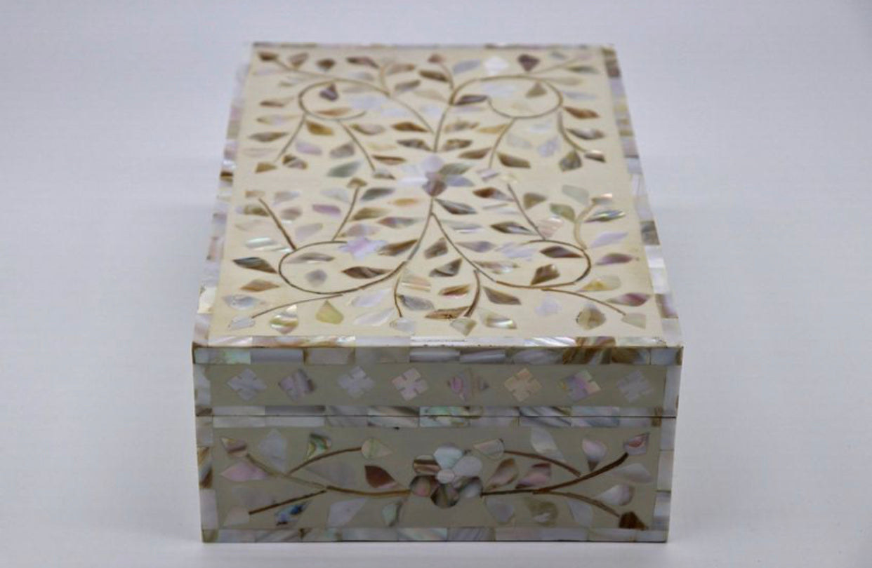 Mother of Pearl inlay Jewelry Box