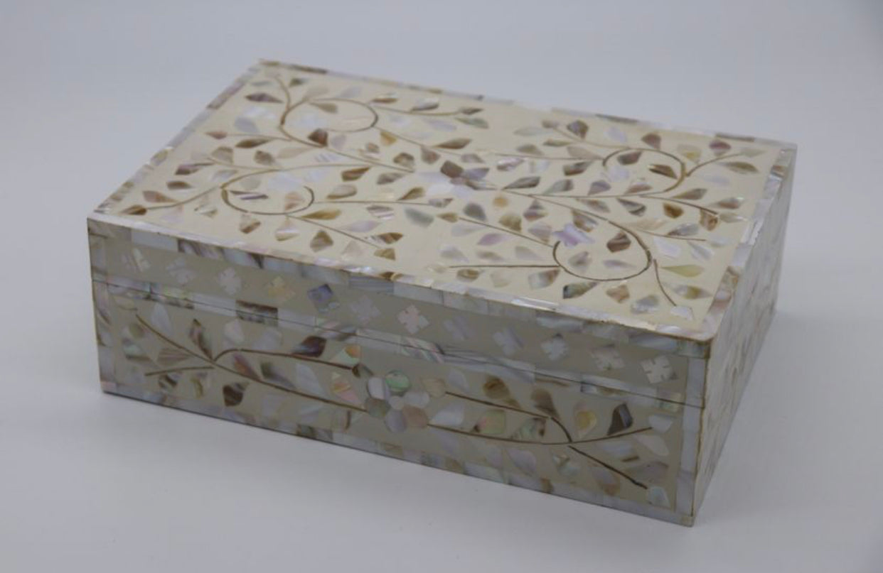 Mother of Pearl inlay Jewelry Box