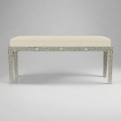 Heritage inlay Floral Bench