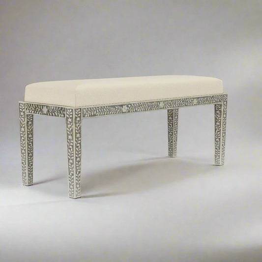 Heritage inlay Floral Bench