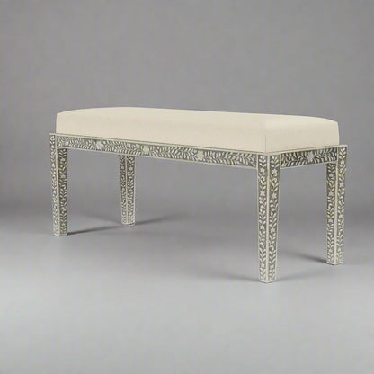 Heritage inlay Floral Bench