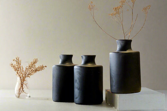 Midnight Grove vases set of 3