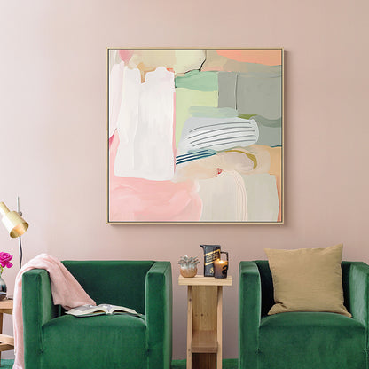 Modern Abstract Pink Nordic Minimalist Decorative Painting