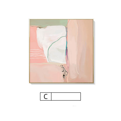 Modern Abstract Pink Nordic Minimalist Decorative Painting
