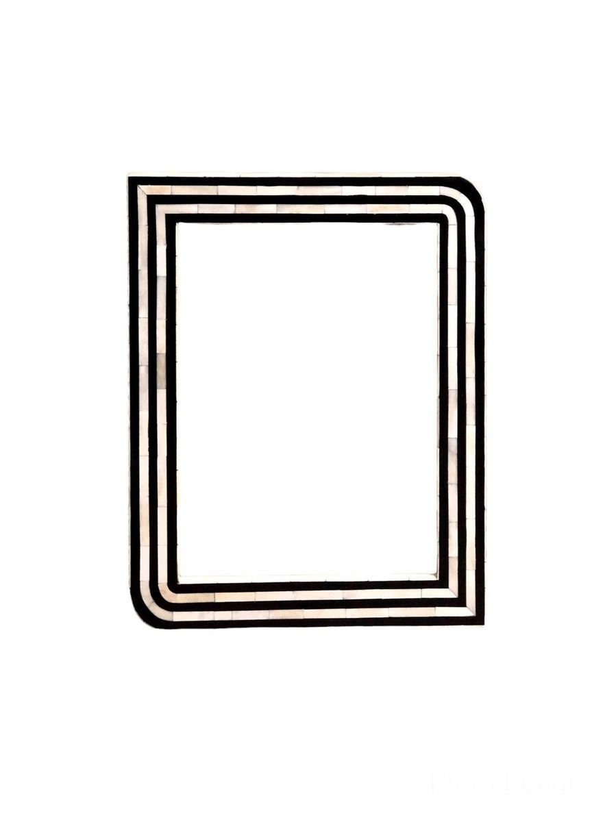   Heritage inlay wall mirror frame in  pattern