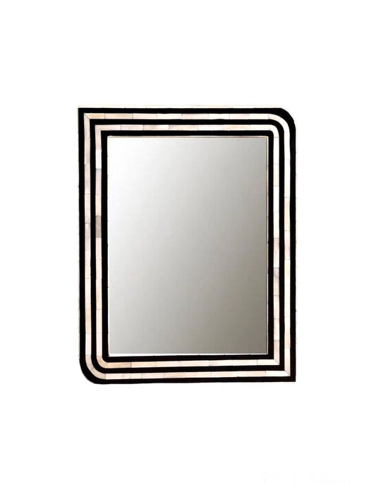   Heritage inlay wall mirror frame in  pattern