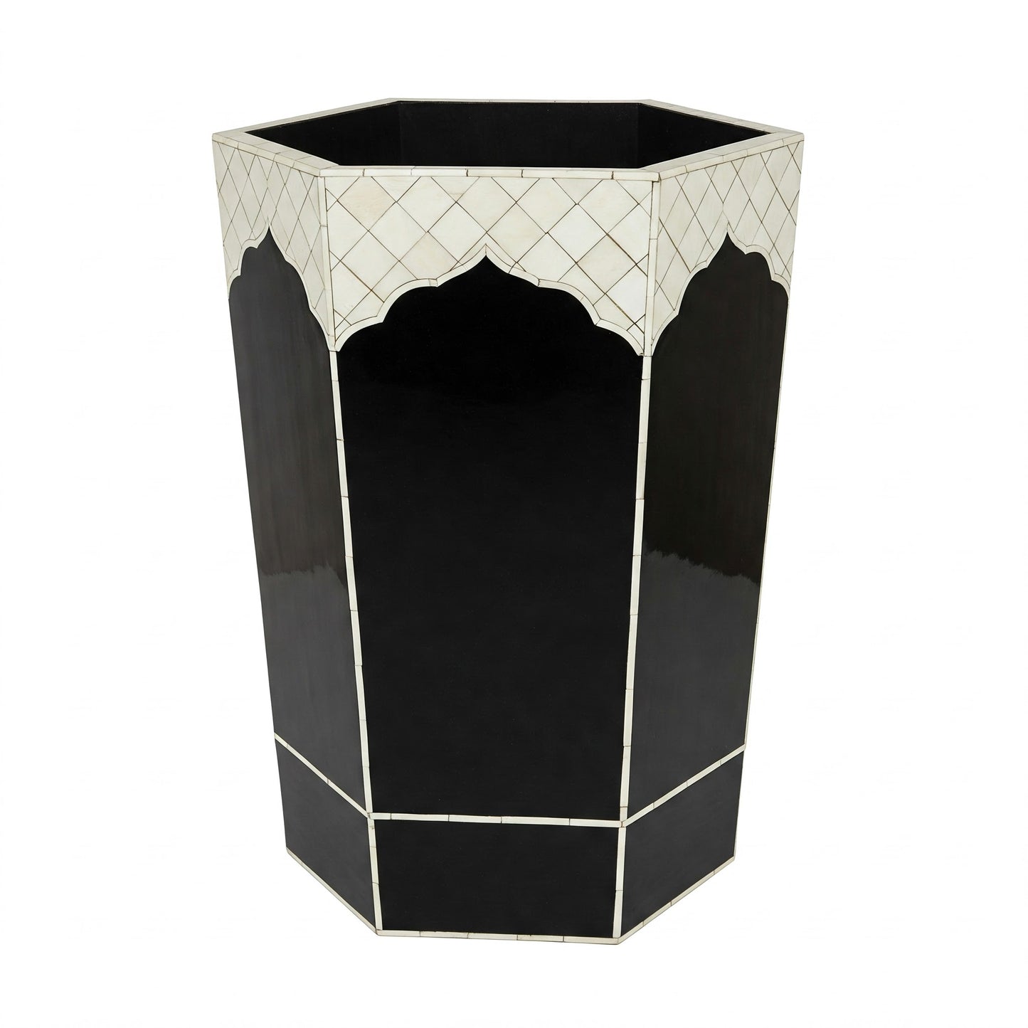 Palace Arch Inlay Waste Bin